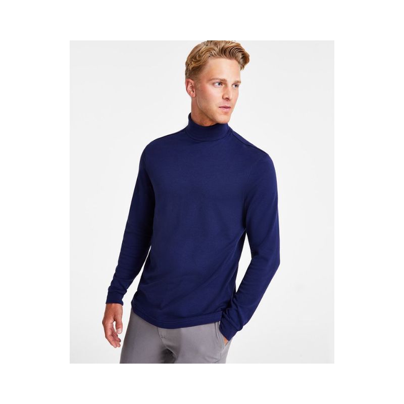 CLUB ROOM Men's Solid Turtleneck Shirt.